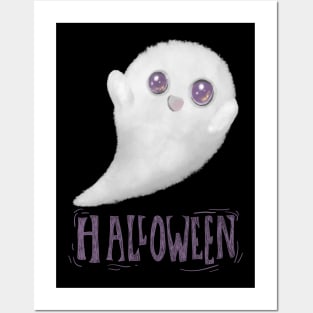 Halloween boooo cute ghost Happy Halloween Posters and Art